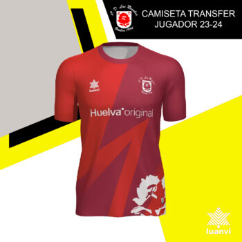 C.D.LOS ROSALES. CAMISETA TRANSFER ROJA JUGADOR