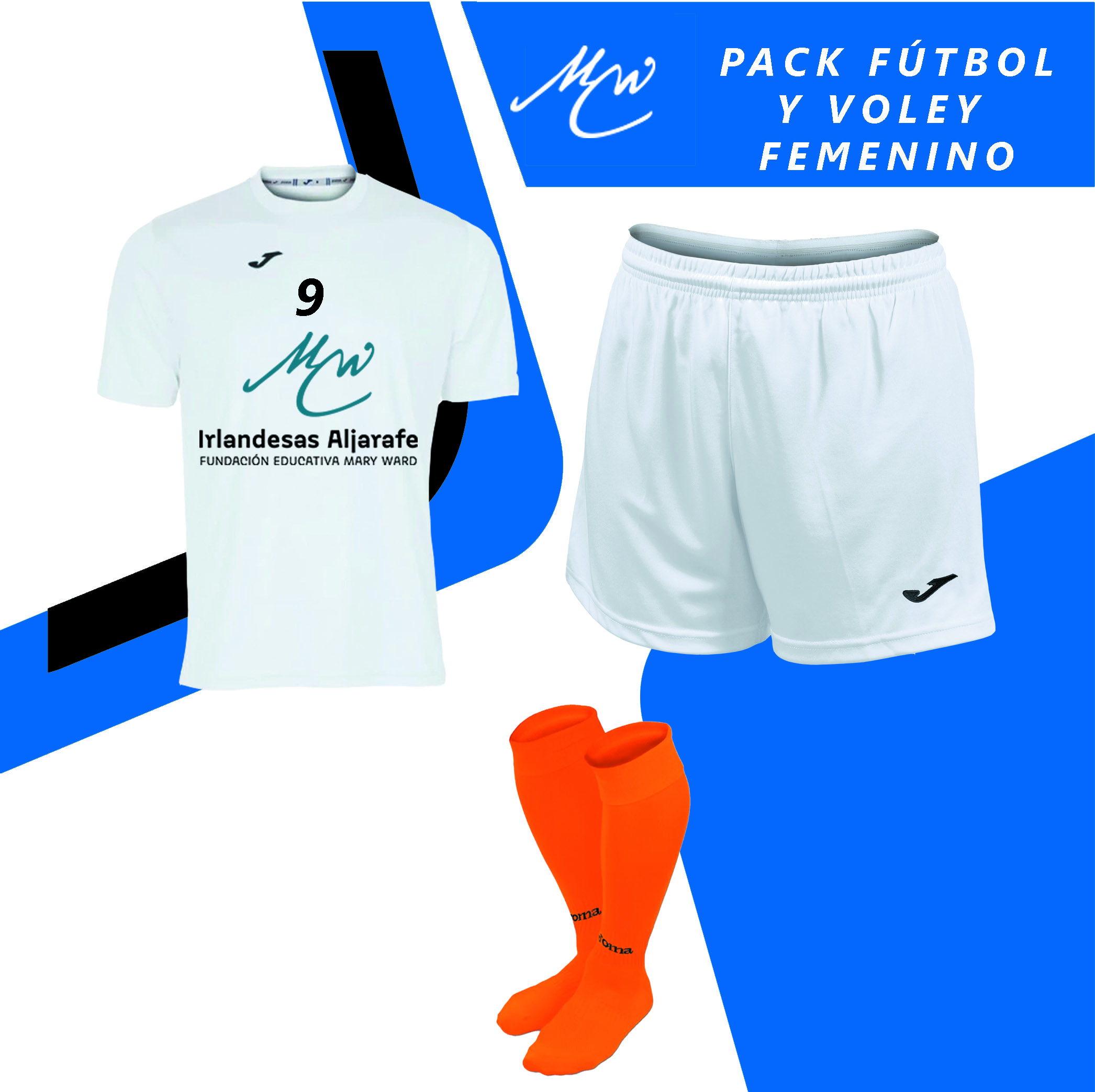 PACK FÚTBOL / VOLEY IRLANDESAS FEMENINO 2023