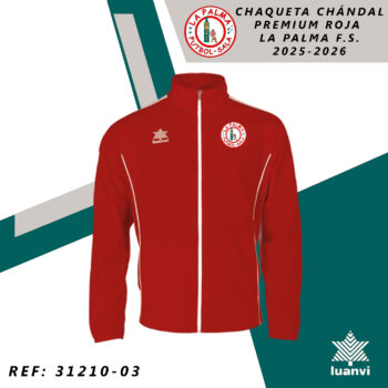 CHAQUETA PREMIUM ROJA LA PALMA F.S. 25-26