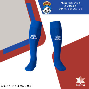 MEDIAS POL AZULES UP VISO 25-26