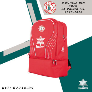 MOCHILA RIN ROJA LA PALMA F.S. 25-26