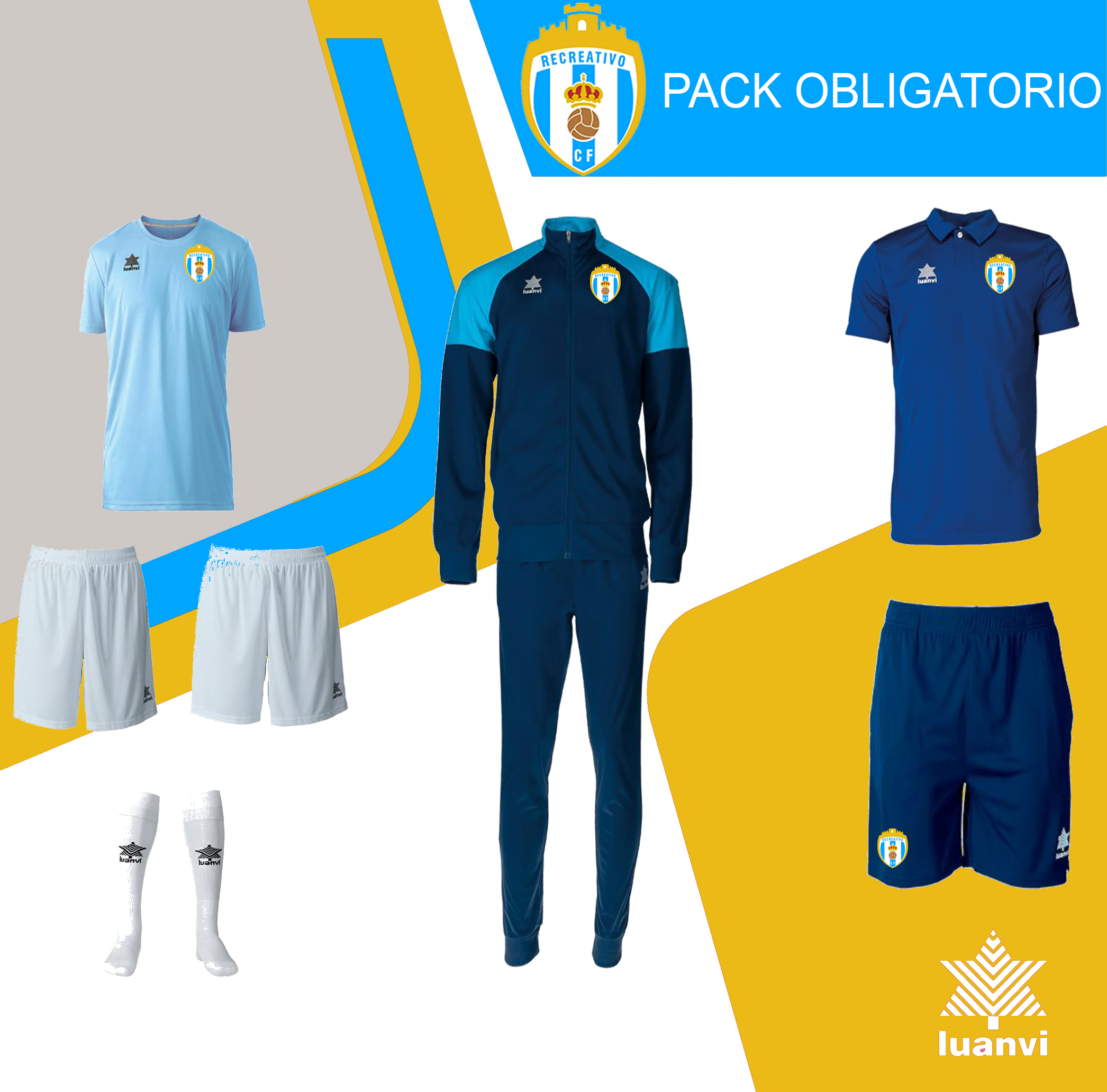 PACK OBLIGATORIO CADETE FEMENINO RECREATIVO LA LINEA 25-26