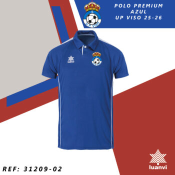 POLO PREMIUM AZUL UP VISO 25-26