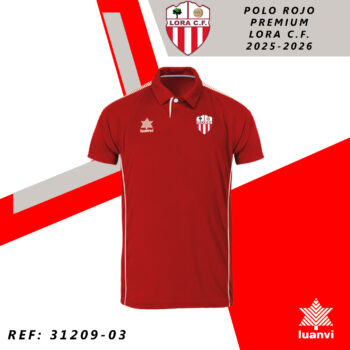 POLO PREMIUM ROJO LORA C.F. 25-26