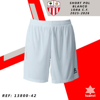 SHORT POL BLANCO LORA C.F. 25-26