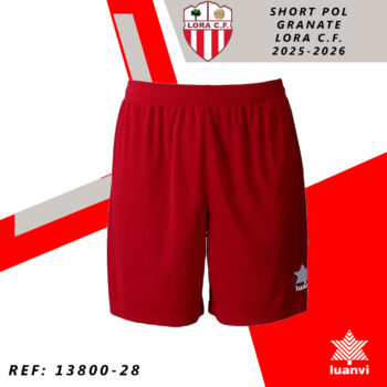 SHORT POL GRANATE LORA C.F. 25-26