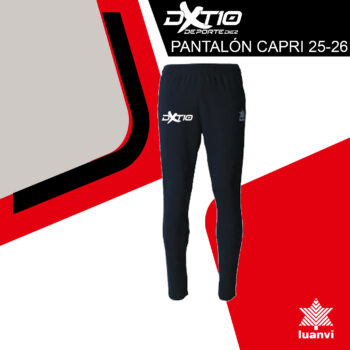 PANTALON CAPRI NEGRO DXT10 25-26