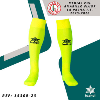 MEDIAS POL AMARILLAS FLÚOR LA PALMA F.S. 25-26