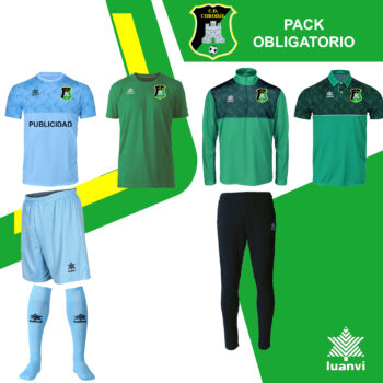 PACK OBLIGATORIO PORTEROS OPCIÓN CELESTE C.D. CORONIL 25-26