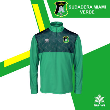 SUDADERA MIAMI VERDE C.D. CORONIL 25-26