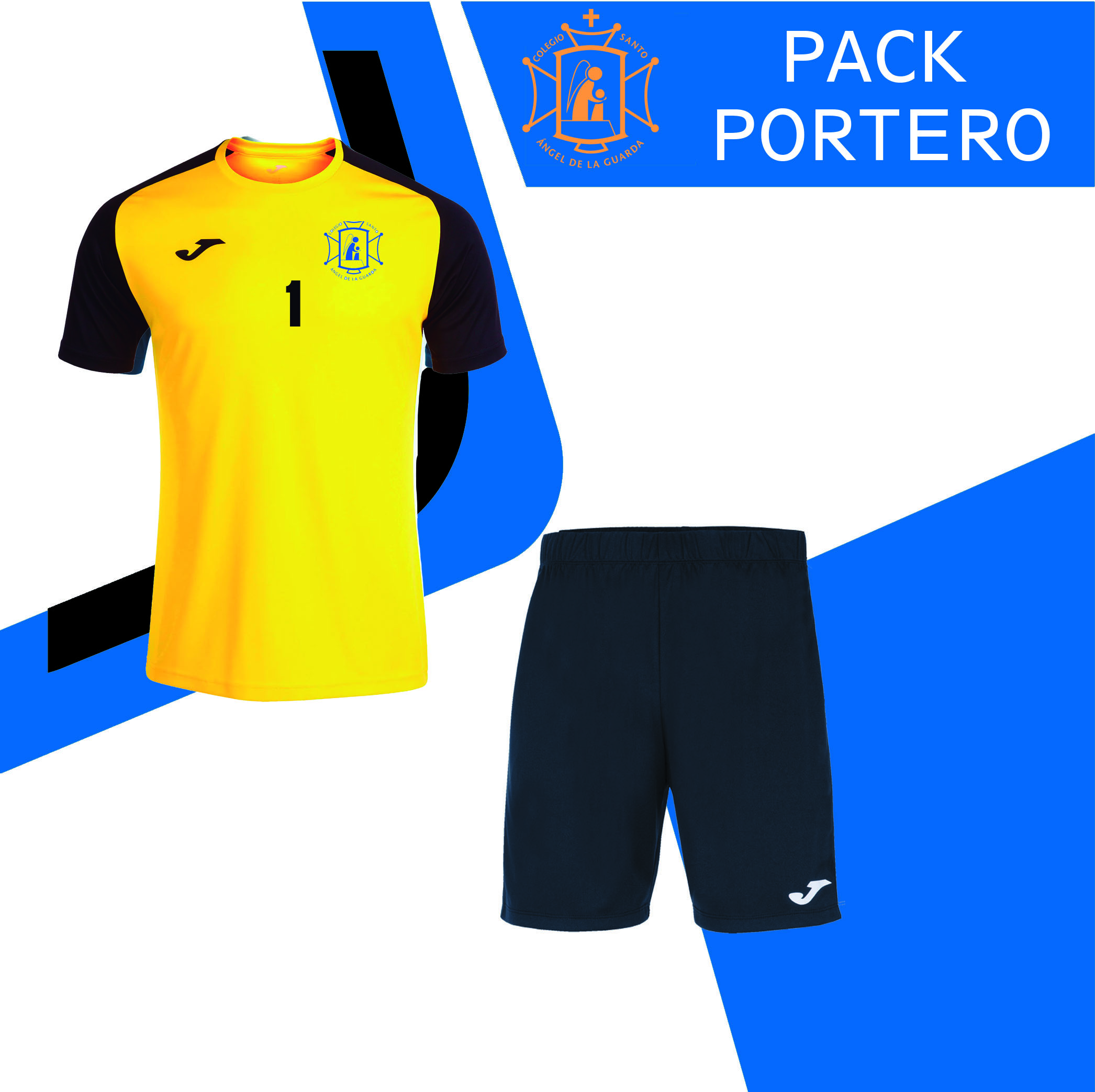 PACK PORTERO FUTBOL COLEGIO SANTO ANGEL
