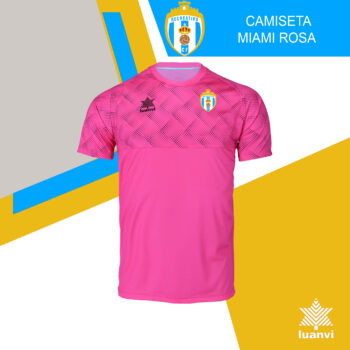 CAMISETA MIAMI ROSA FUCSIA RECREATIVO LA LINEA