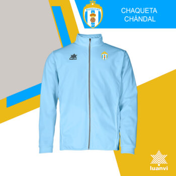 CHAQUETA POL CELESTE RECREATIVO LA LÍNEA